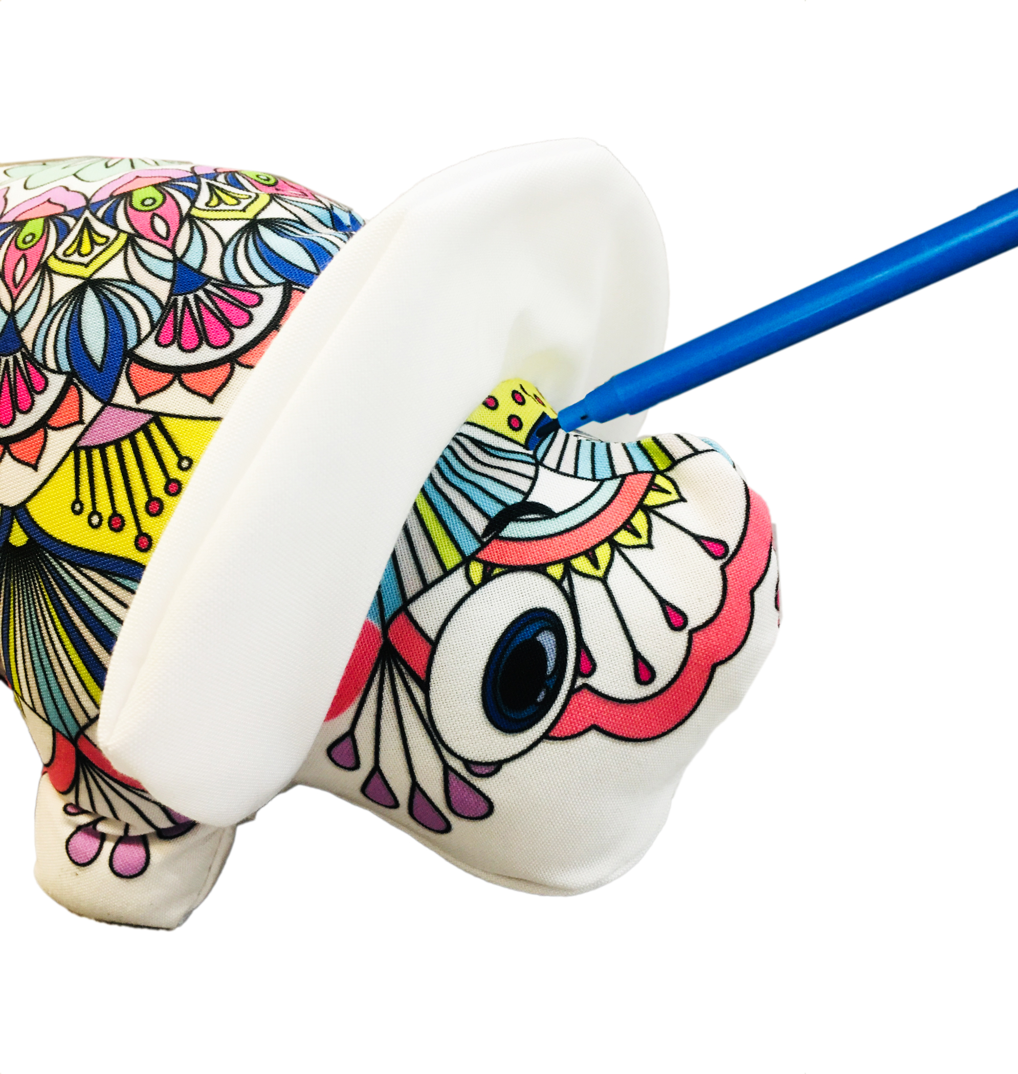 Foto 4 | Dinosaurio 3d Mandala Lavable Altus Triceratops De Peluche Con Plumones Juguete Educativo