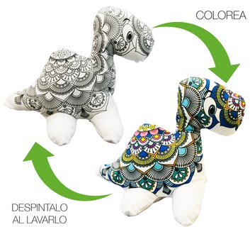 Foto 2 | Dinosaurio 3d Mandala Lavable Altus Plesiosaurio De Peluche Con Plumones Juguete Educativo
