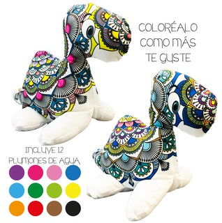 Foto 5 | Dinosaurio 3d Mandala Lavable Altus Plesiosaurio De Peluche Con Plumones Juguete Educativo