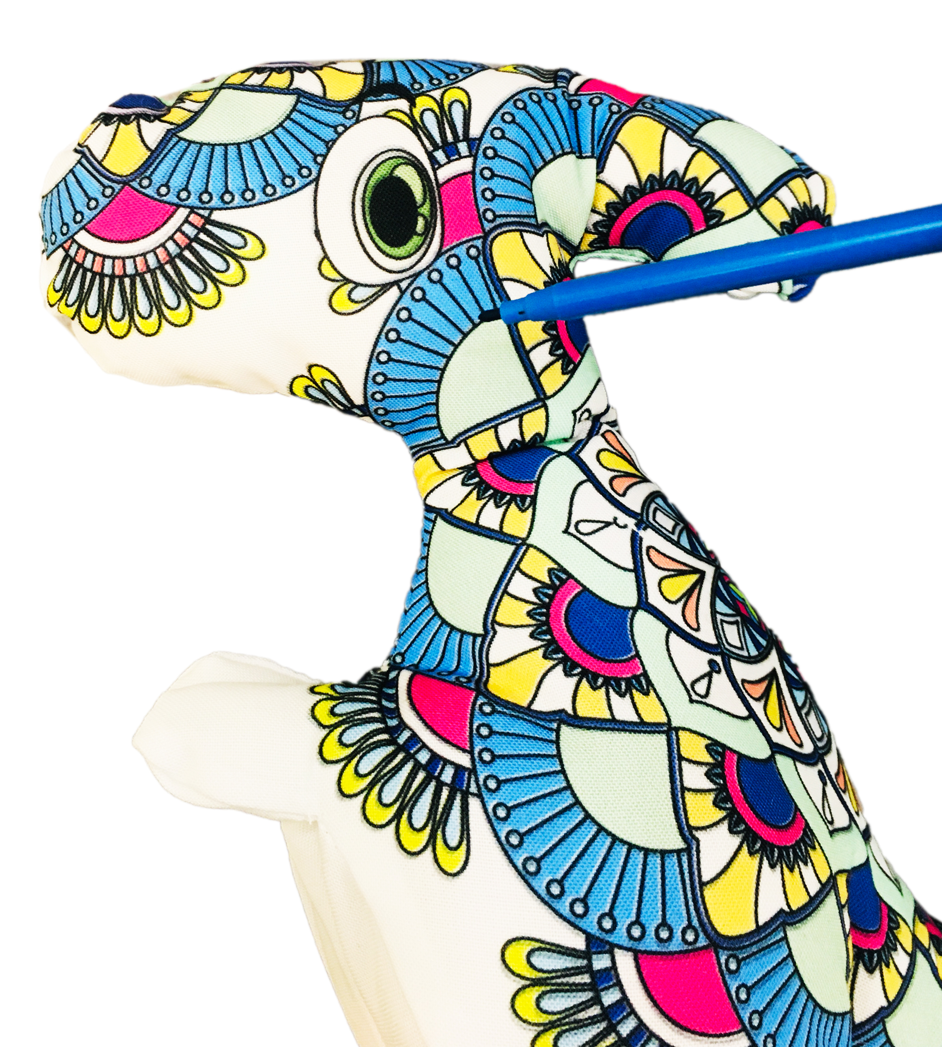Foto 5 pulgar | Dinosaurio 3d Mandala Lavable Altus Velociraptor De Peluche Con Plumones Juguete Educativo