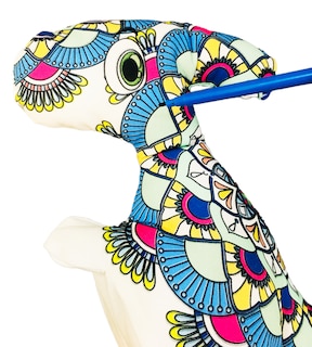 Foto 4 | Dinosaurio 3d Mandala Lavable Altus Velociraptor De Peluche Con Plumones Juguete Educativo