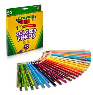 Foto 1 | Lápices De Colores Crayola Con Puntas Preafiladas De 50 Unidades, No Tóxicos - Venta Internacional.