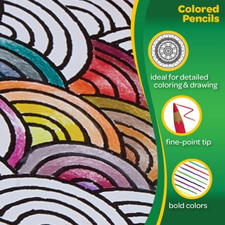 Foto 2 | Lápices De Colores Crayola Con Puntas Preafiladas De 50 Unidades, No Tóxicos - Venta Internacional.