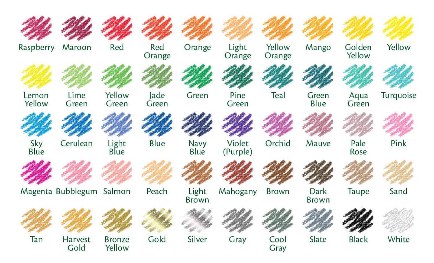 Foto 5 pulgar | Lápices De Colores Crayola Con Puntas Preafiladas De 50 Unidades, No Tóxicos - Venta Internacional.