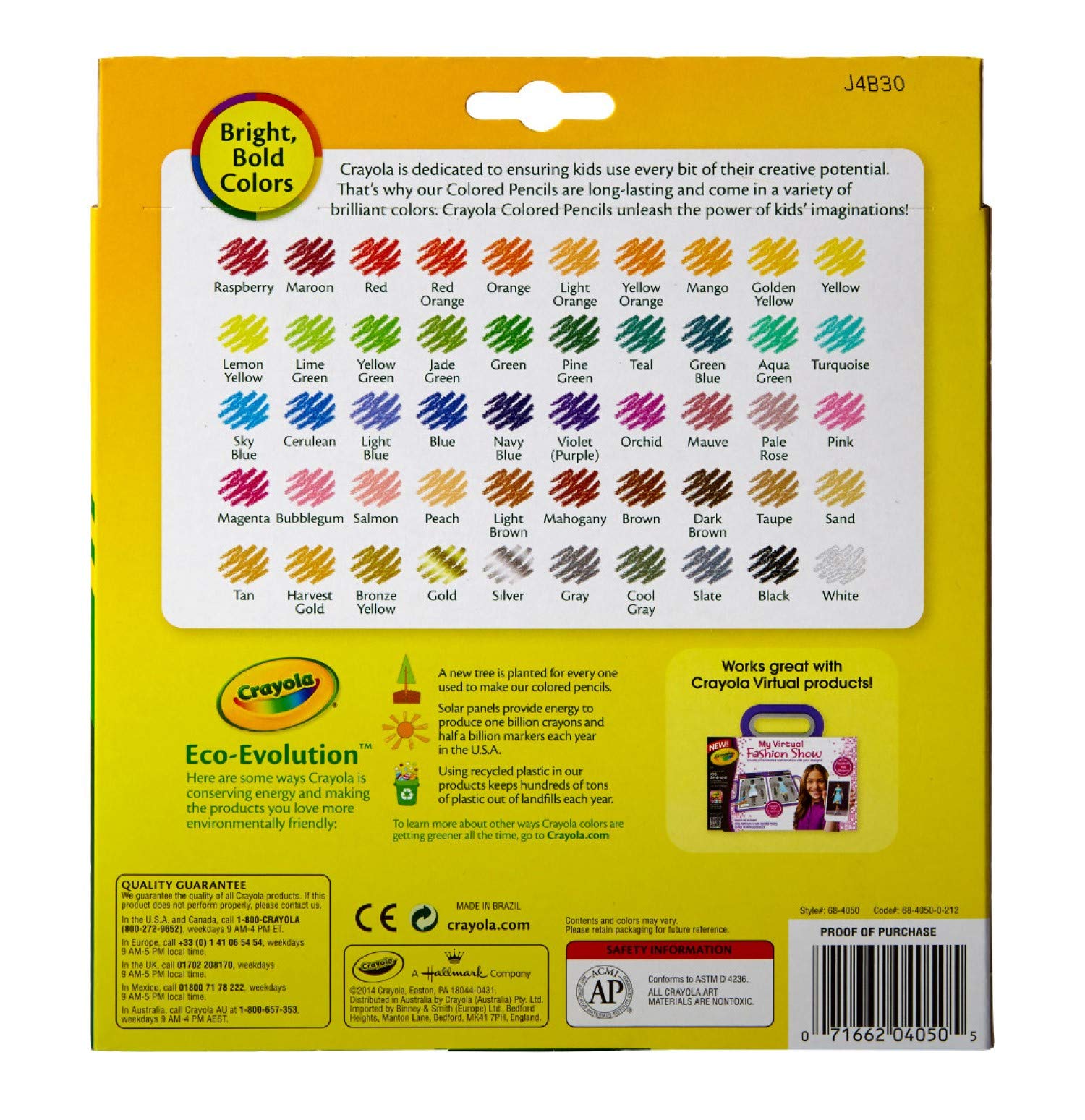 Foto 8 pulgar | Lápices De Colores Crayola Con Puntas Preafiladas De 50 Unidades, No Tóxicos - Venta Internacional.