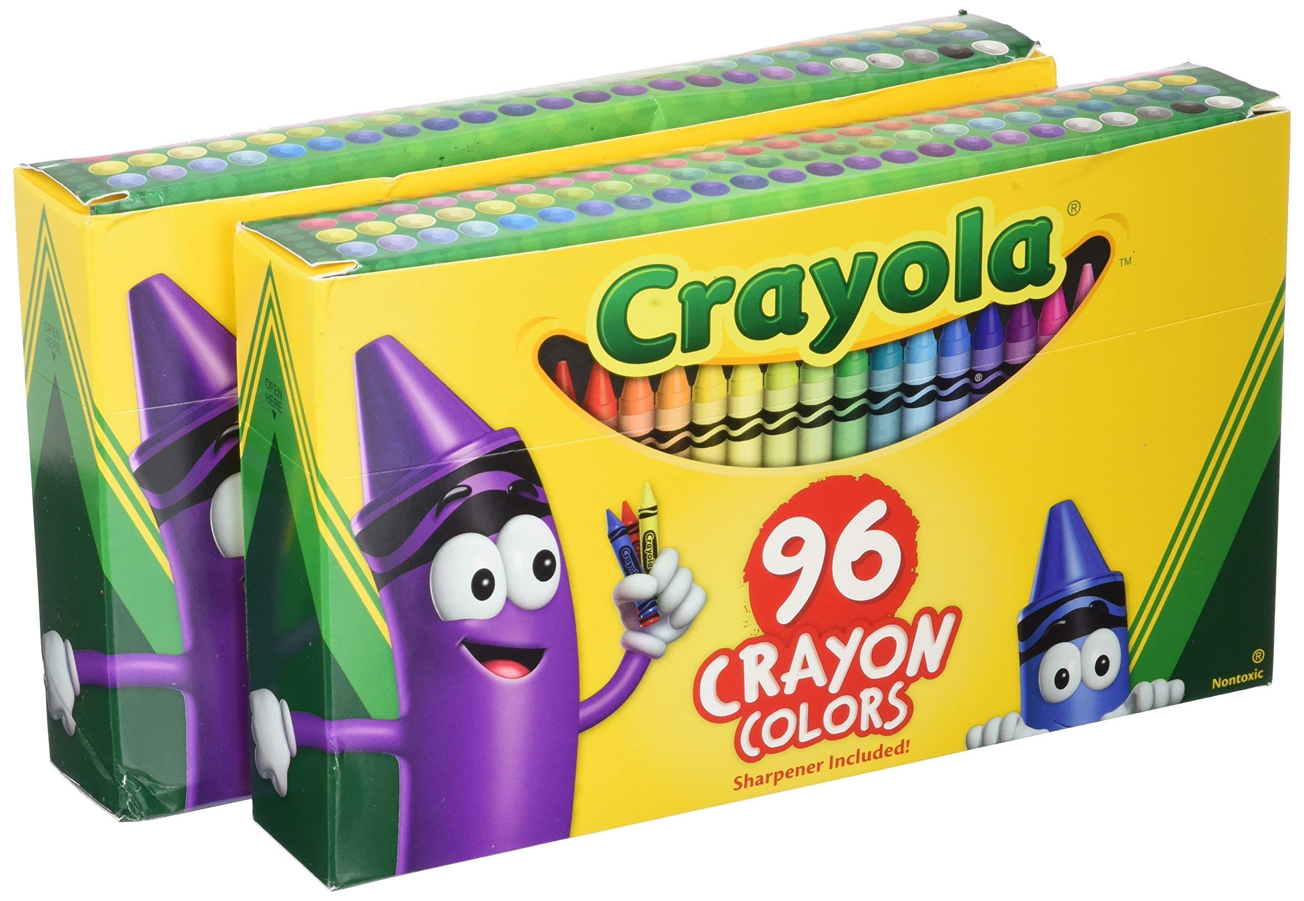 Foto 2 pulgar | Crayons Crayola 96 Colores Con Sacapuntas Incluido (paquete De 2) - Venta Internacional.