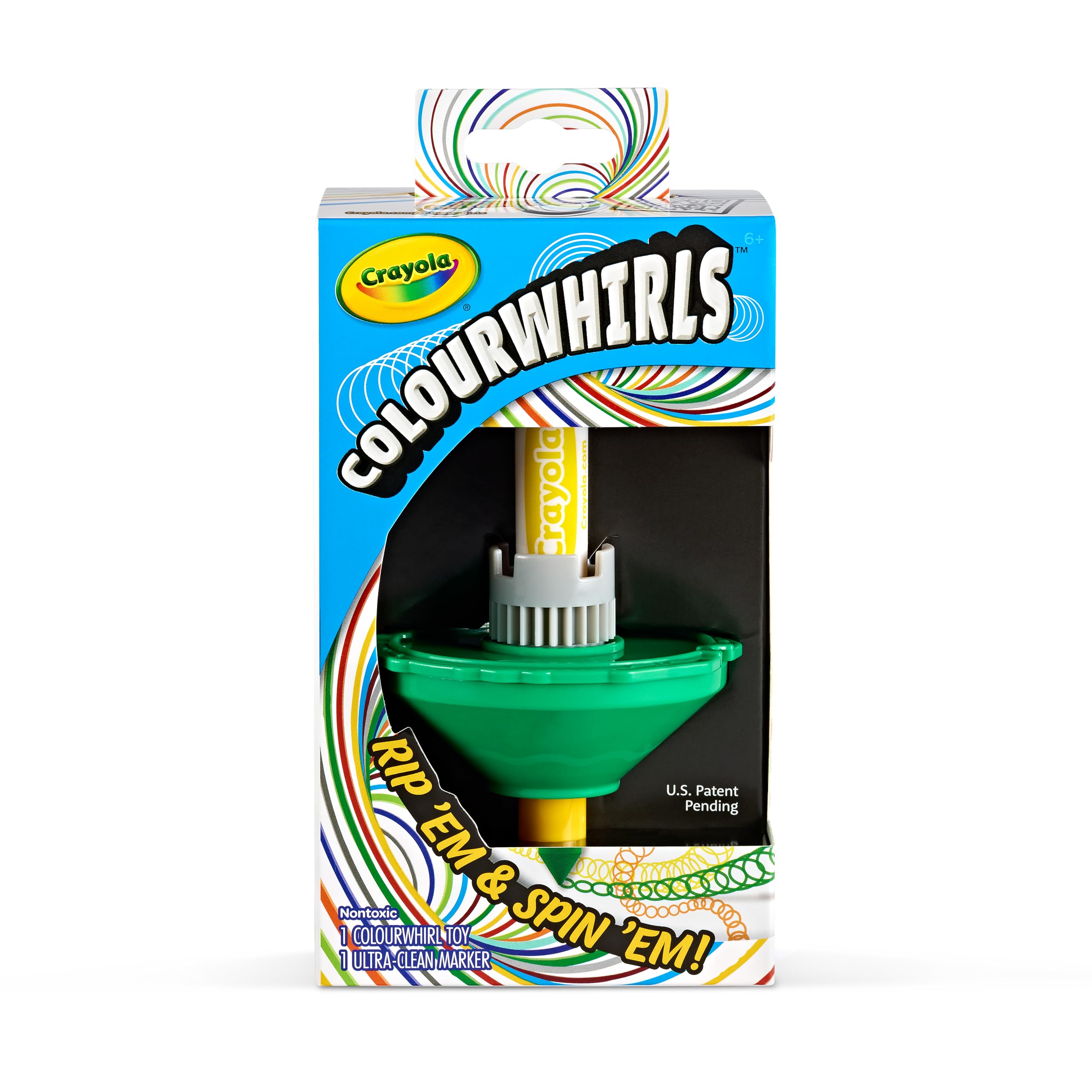 Toy Crayola Colourwhirls De Spin Art Con Marcador Ultra Clean 6+ - Venta Internacional.