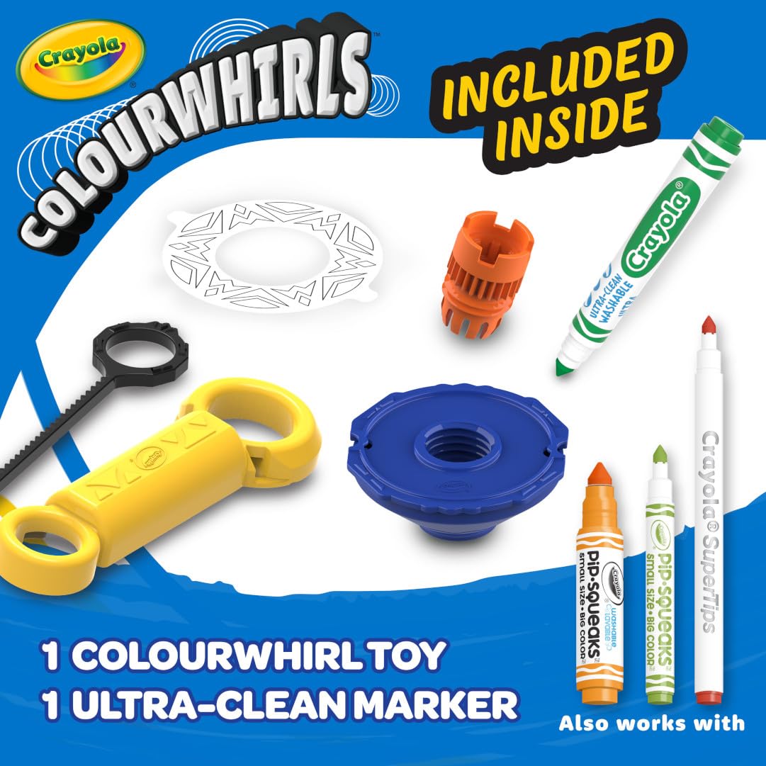 Foto 4 pulgar | Toy Crayola Colourwhirls De Spin Art Con Marcador Ultra Clean 6+ - Venta Internacional.