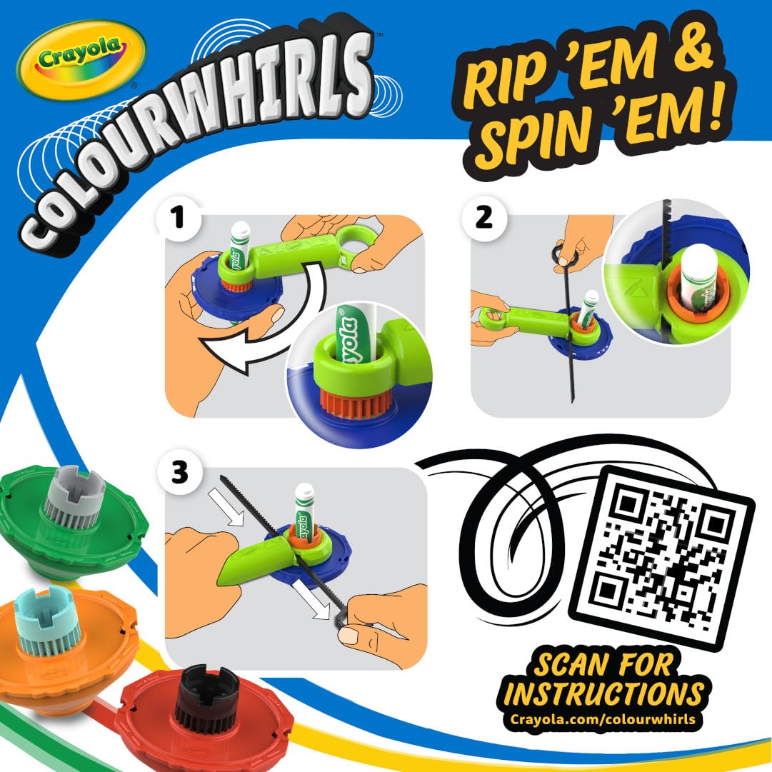 Foto 5 pulgar | Toy Crayola Colourwhirls De Spin Art Con Marcador Ultra Clean 6+ - Venta Internacional.