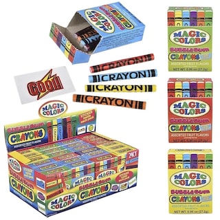 Foto 2 | Crayones De Goma De Mascar De Rhode Island, Novedosos Colores Mágicos, Paquete De 24 - Venta Internacional.