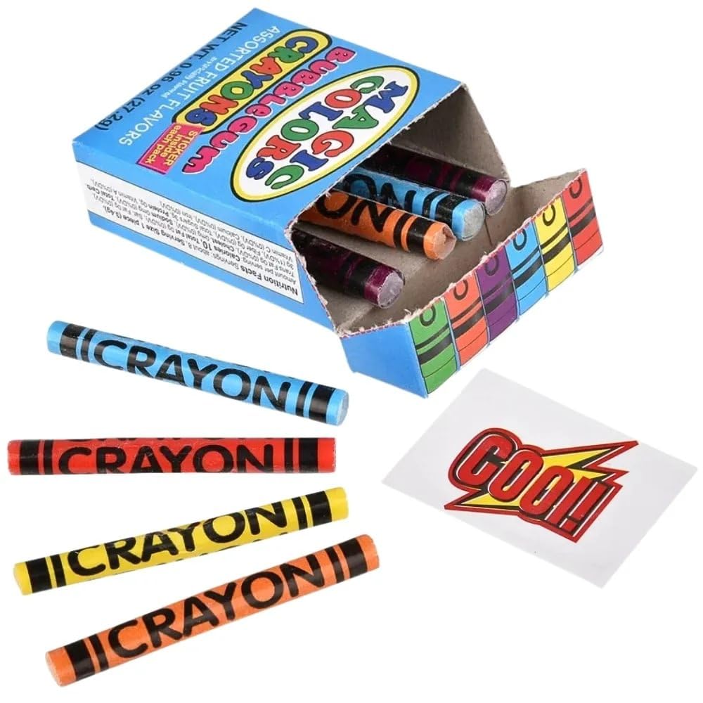 Foto 4 pulgar | Crayones De Goma De Mascar De Rhode Island, Novedosos Colores Mágicos, Paquete De 24 - Venta Internacional.