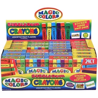Foto 6 | Crayones De Goma De Mascar De Rhode Island, Novedosos Colores Mágicos, Paquete De 24 - Venta Internacional.