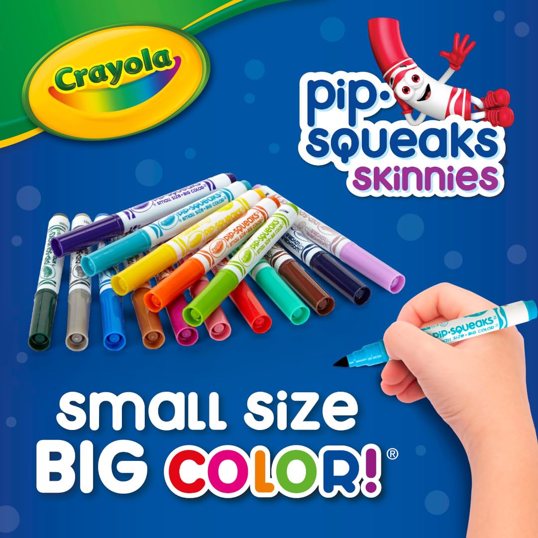 Foto 5 pulgar | Marcadores Lavables Crayola Pip-squeaks Skinnies 64 Piezas - Venta Internacional