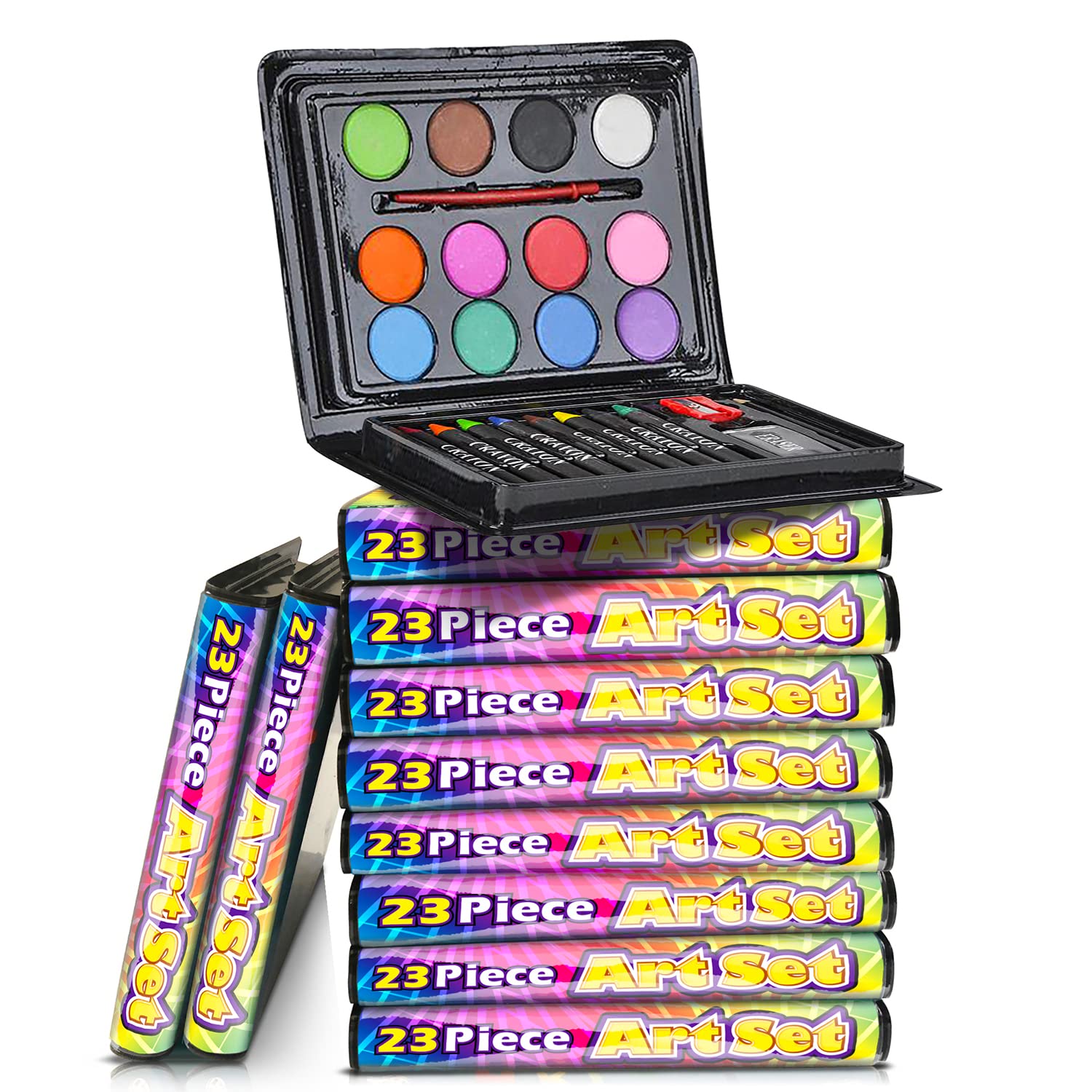 Mini Sets De Arte Artcreativity, Paquete De 12 A 23 Piezas Para Niños - Venta Internacional.