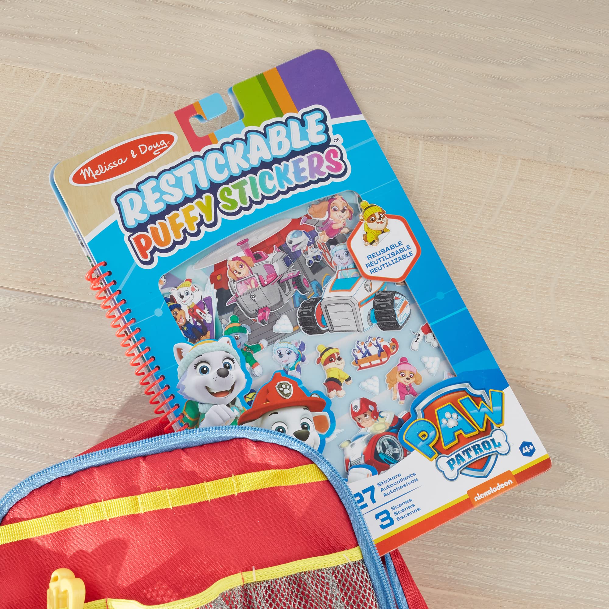 Foto 8 pulgar | Set De Pegatinas Para Niños Melissa & Doug Paw Patrol, Paquete De 3 - Venta Internacional.
