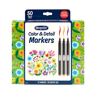 Foto 2 | Marcadores Crayola de 50 Piezas-Venta Internacional