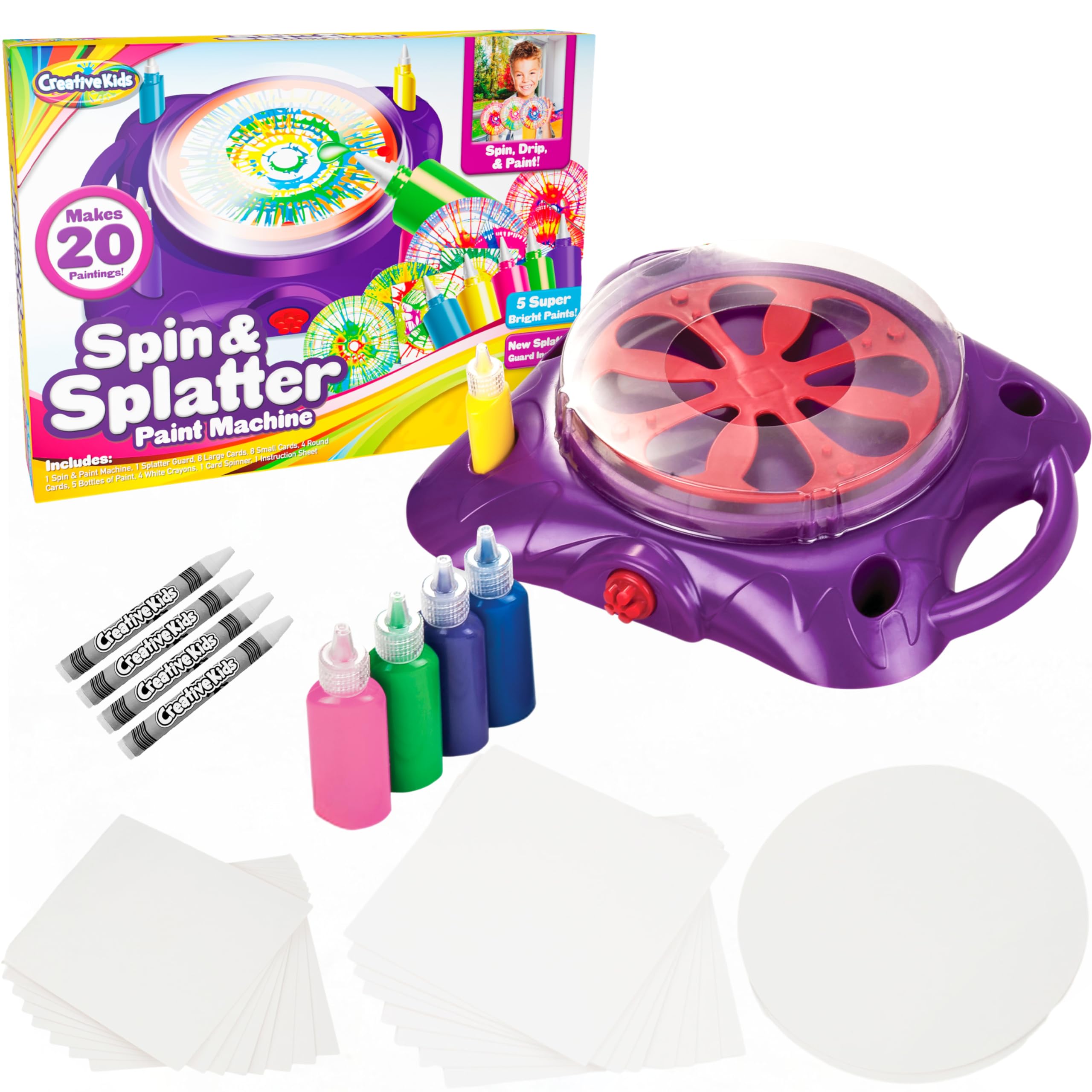 Foto 1 | Kit De Arte Creative Kids Spin & Paint Con Máquina De Arte Giratoria Para Niños, 6 Años O Más - Venta Internacional.
