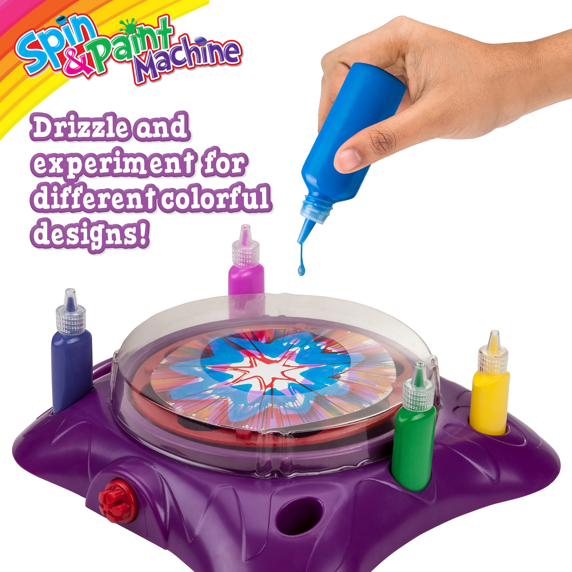 Foto 4 pulgar | Kit De Arte Creative Kids Spin & Paint Con Máquina De Arte Giratoria Para Niños, 6 Años O Más - Venta Internacional.