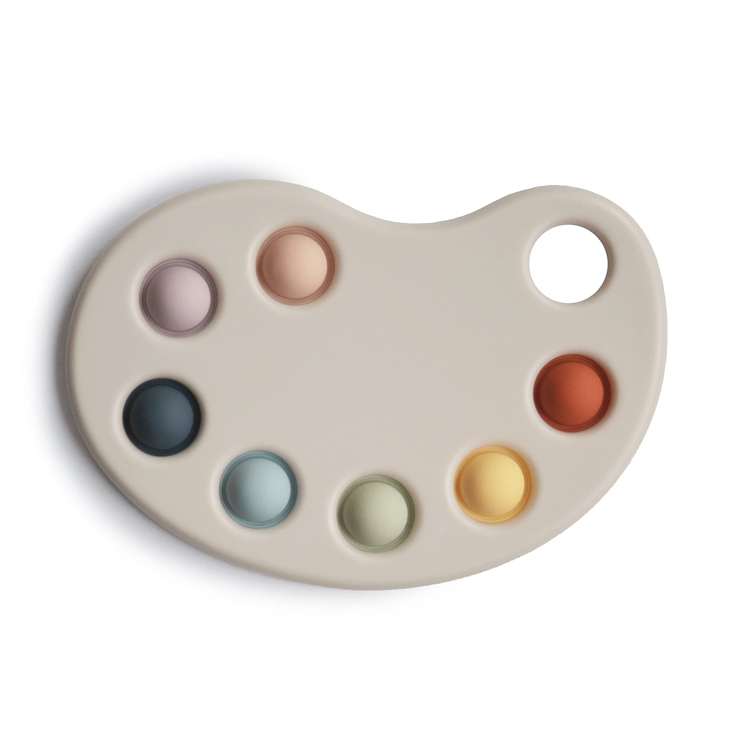 Paint Palette Press Juguete Mushie Para Niños De Más De 10 Meses - Venta Internacional.