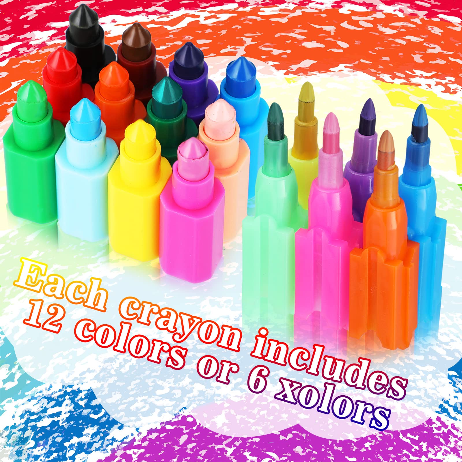 Foto 3 pulgar | Crayones Apilables Eersida, 42 Unidades, Para Construir, Coloridos, Regalo Para Niños - Venta Internacional.
