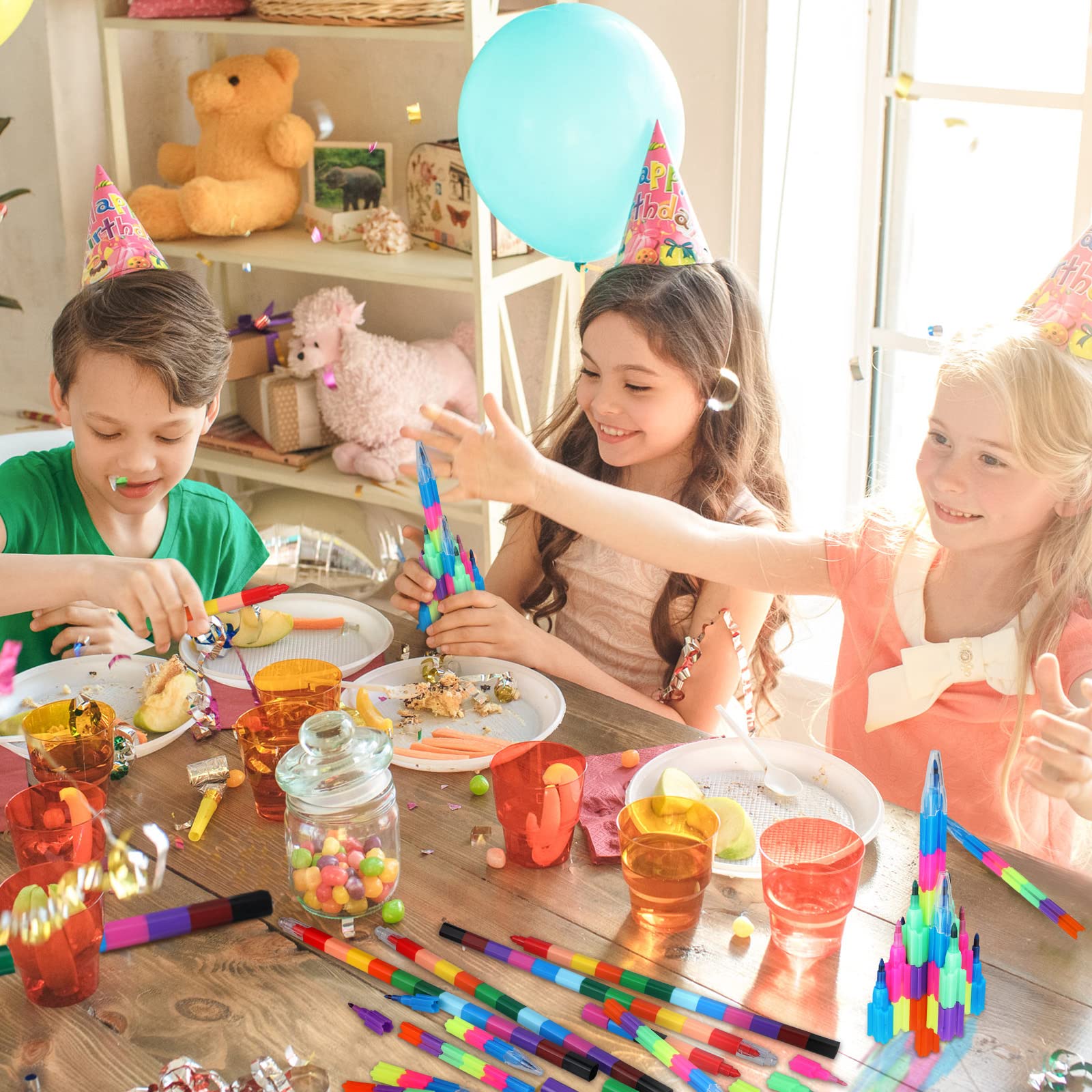 Foto 5 pulgar | Crayones Apilables Eersida, 42 Unidades, Para Construir, Coloridos, Regalo Para Niños - Venta Internacional.