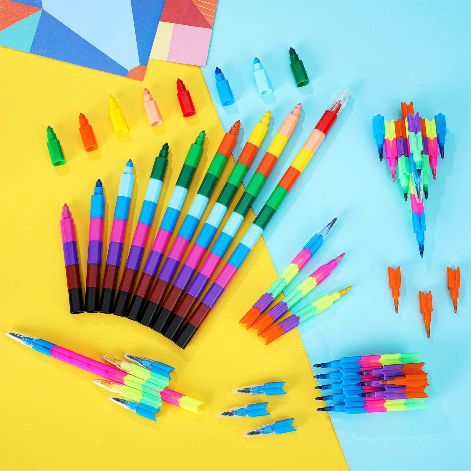Foto 7 pulgar | Crayones Apilables Eersida, 42 Unidades, Para Construir, Coloridos, Regalo Para Niños - Venta Internacional.