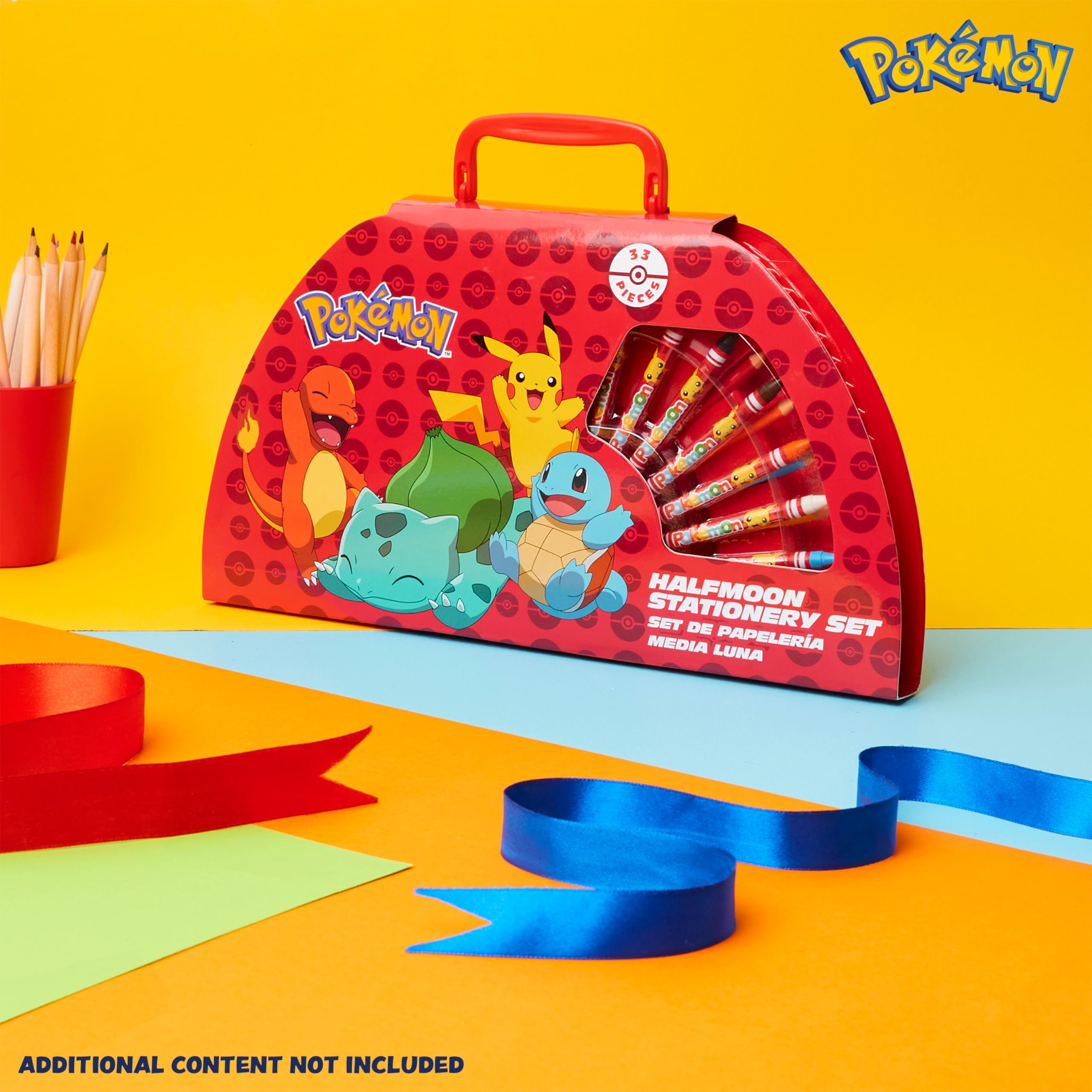 Foto 7 pulgar | Set De Arte Para Acuarelas, Lápices De Colores, Lápices De Colores De Pokémon - Venta Internacional.