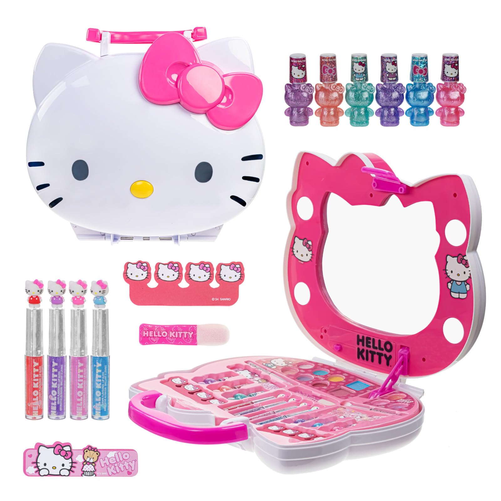 Foto 2 pulgar | Set De Tocador De Maquillaje Townley Girl Hello Kitty Con Iluminación - Venta Internacional.