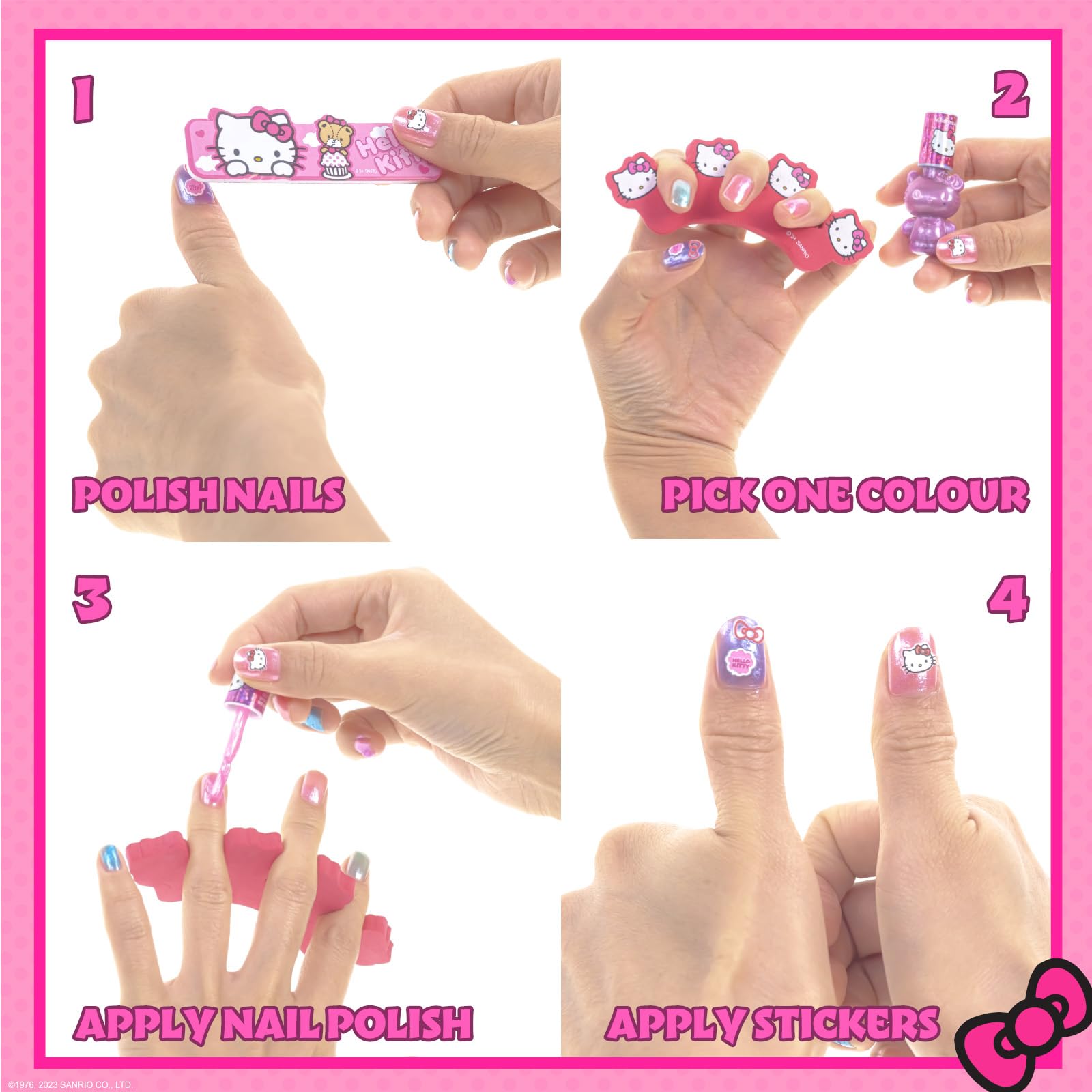 Foto 6 pulgar | Set De Tocador De Maquillaje Townley Girl Hello Kitty Con Iluminación - Venta Internacional.