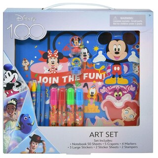 Foto 1 | Set De Arte Disney 100 Para Niños Con 50 Piezas Con Marcadores Y Pegatinas - Venta Internacional.