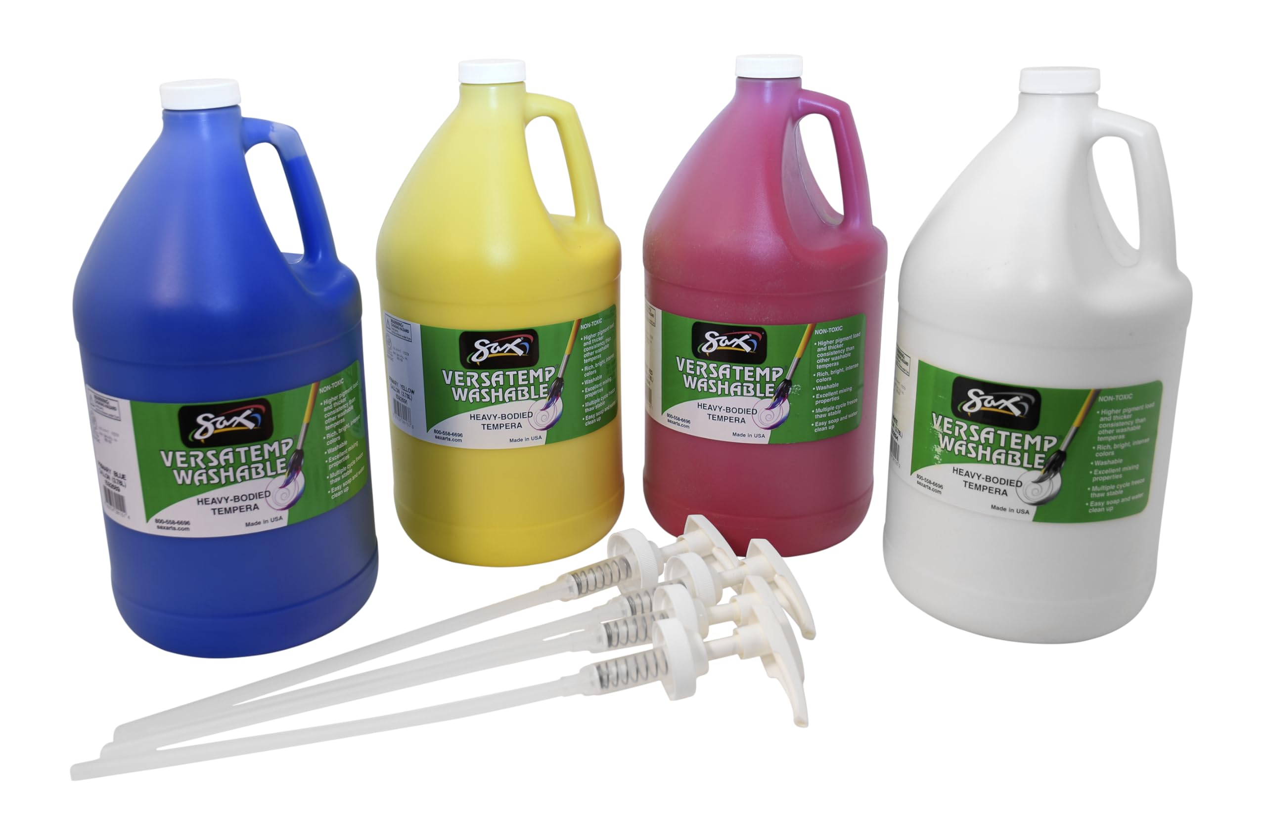 Foto 2 pulgar | Set De Pintura Sax Versatemp Tempera De 3,78 L, Lavable Con Bombas - Venta Internacional.