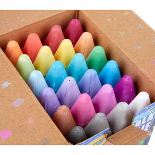 Foto 5 | Chalk Crayola Glitter, 24 Unidades, Lavable Y Seguro Para Niños - Venta Internacional.