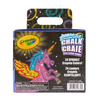 Foto 6 | Chalk Crayola Glitter, 24 Unidades, Lavable Y Seguro Para Niños - Venta Internacional.