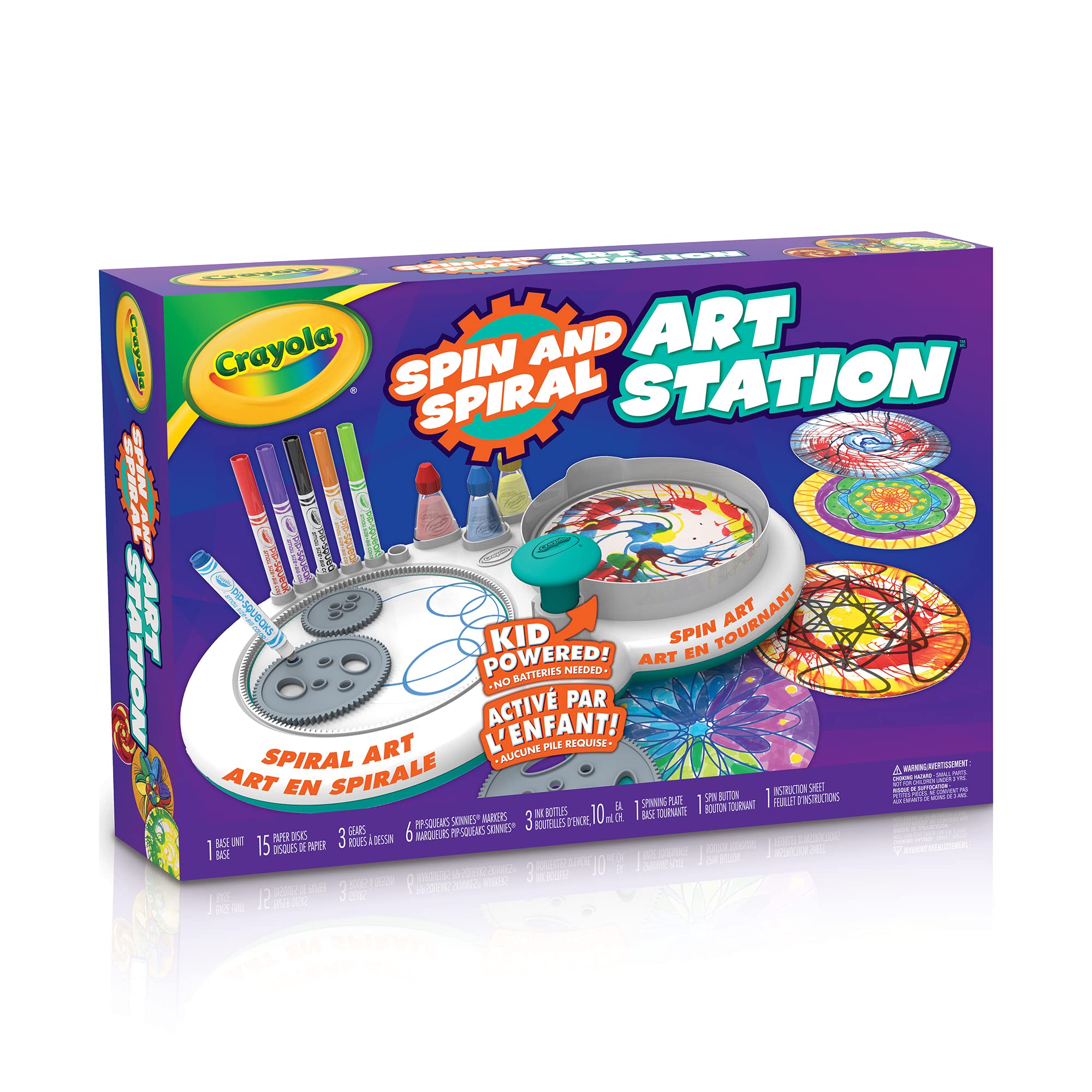 Foto 1 | Estación De Arte Crayola Spin & Spiral - Venta Internacional.