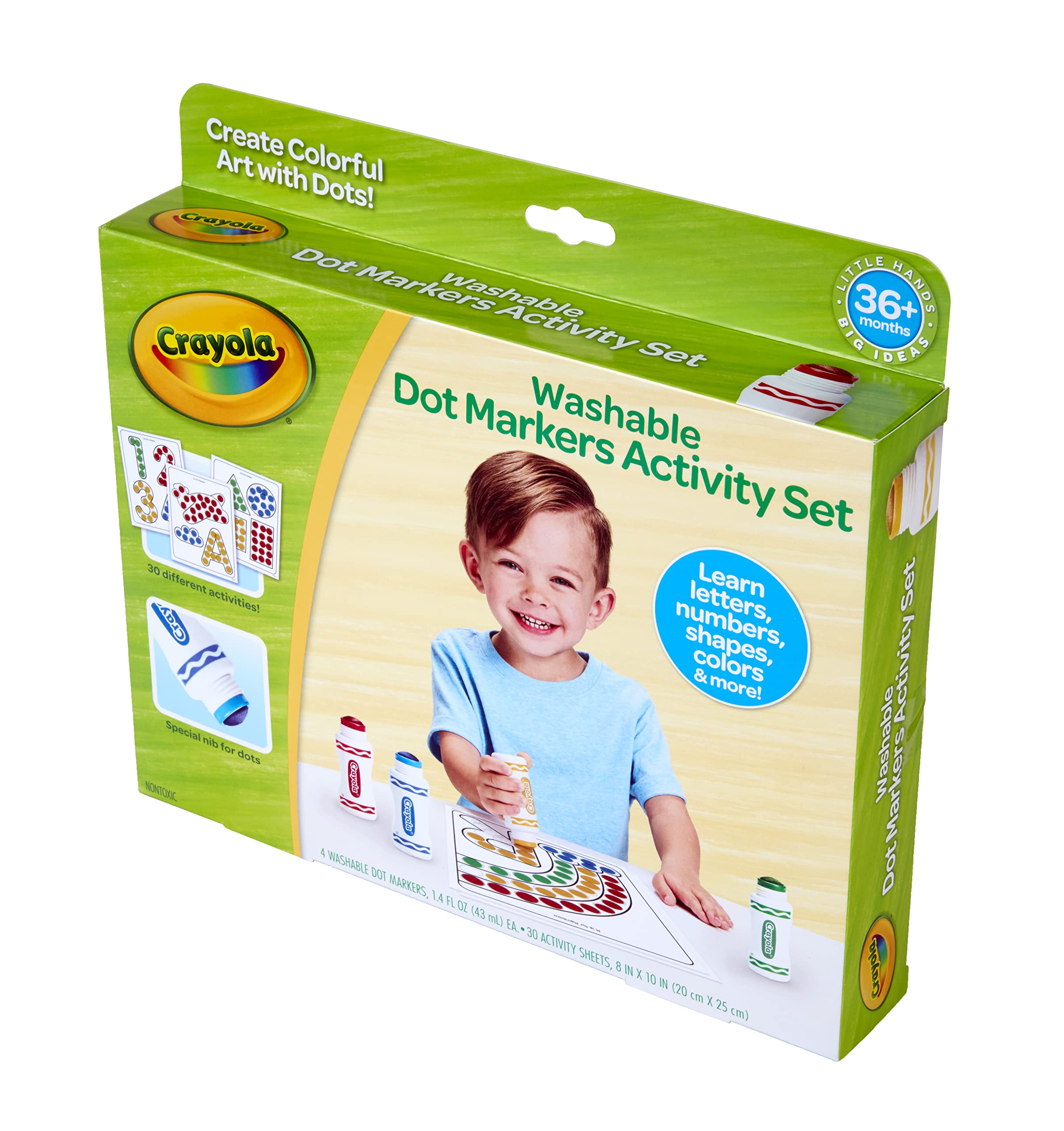 Foto 4 pulgar | Set De Rotuladores Crayola Lavables Con 30 Páginas Y 4 Rotuladores - Venta Internacional.