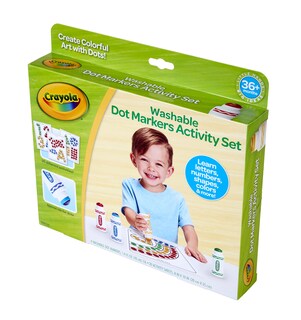 Foto 3 | Set De Rotuladores Crayola Lavables Con 30 Páginas Y 4 Rotuladores - Venta Internacional.