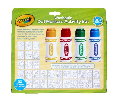 Foto 7 | Set De Rotuladores Crayola Lavables Con 30 Páginas Y 4 Rotuladores - Venta Internacional.