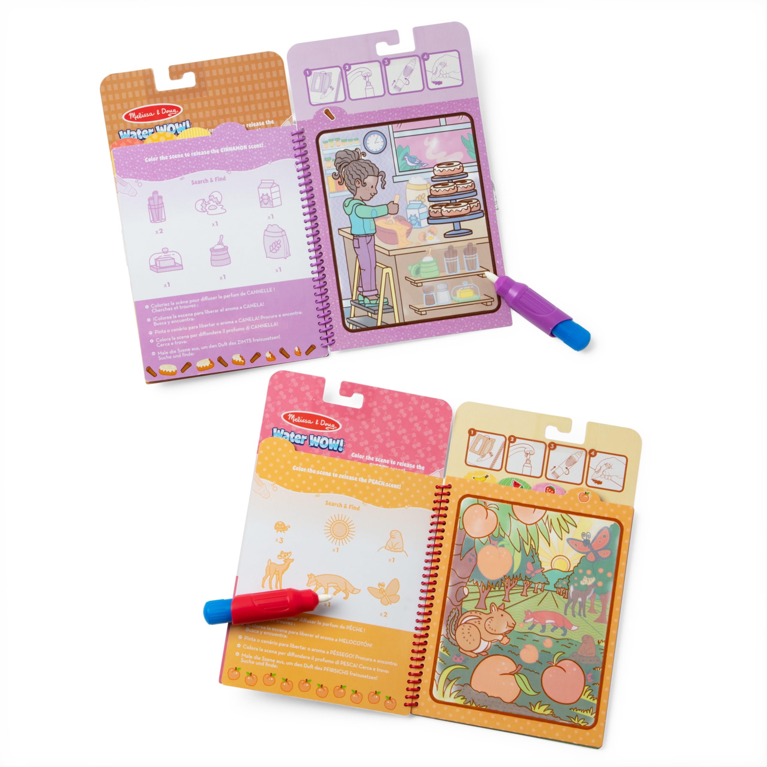 Foto 7 pulgar | Bloc De Actividades Para Colorear Melissa & Doug Scented Water Wow! - Venta Internacional.