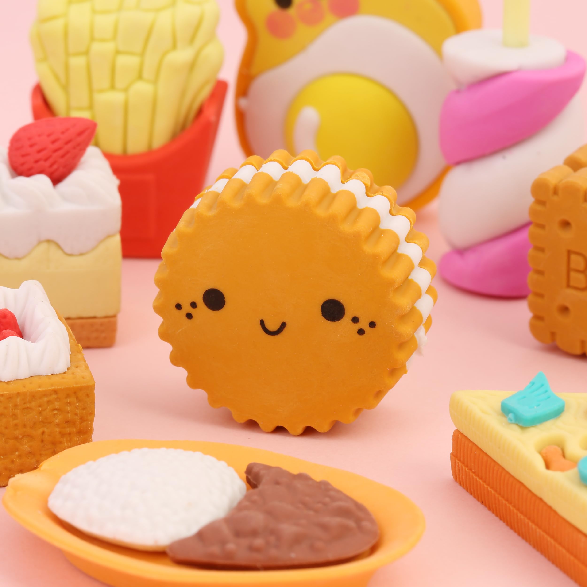 Foto 7 pulgar | Food Erasers Mr. Pen, 30 Gomas De Borrar Desmontables Para Niños - Venta Internacional.