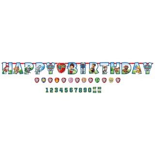 Foto 1 | Kit De Pancartas De Cumpleaños Amscan Paw Patrol Personalizado Jumbo - Venta Internacional.