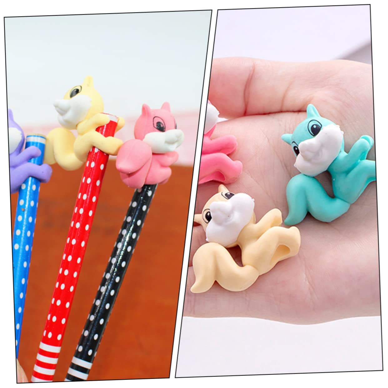 Foto 4 pulgar | Set De Gomas De Borrar Con Forma De Ardilla Para El Aula De Niños, 36 Piezas - Venta Internacional.
