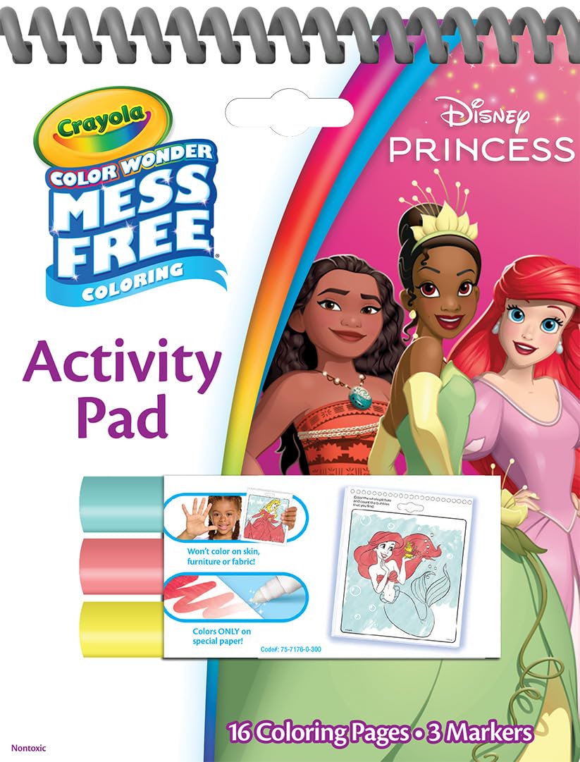 Foto 3 pulgar | Libretas Y Marcadores De Actividad Crayola Disney Color Wonder, Paquete De 3 - Venta Internacional.