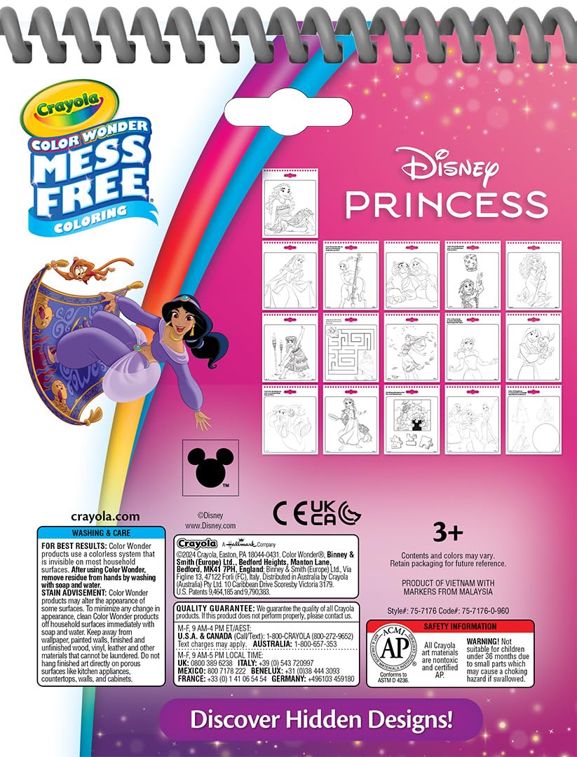 Foto 4 pulgar | Libretas Y Marcadores De Actividad Crayola Disney Color Wonder, Paquete De 3 - Venta Internacional.