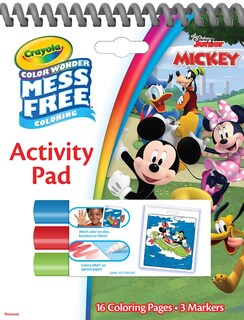 Foto 4 | Libretas Y Marcadores De Actividad Crayola Disney Color Wonder, Paquete De 3 - Venta Internacional.
