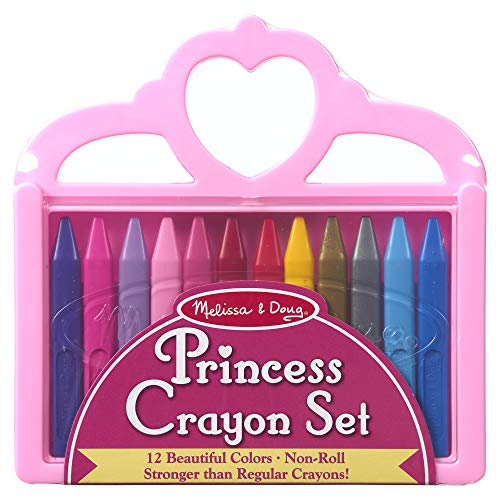 Foto 2 pulgar | Set De Crayones Melissa & Doug Princess De 12 Colores Con Funda De Transporte - Venta Internacional.