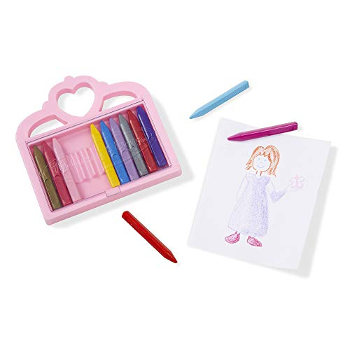 Foto 6 pulgar | Set De Crayones Melissa & Doug Princess De 12 Colores Con Funda De Transporte - Venta Internacional.