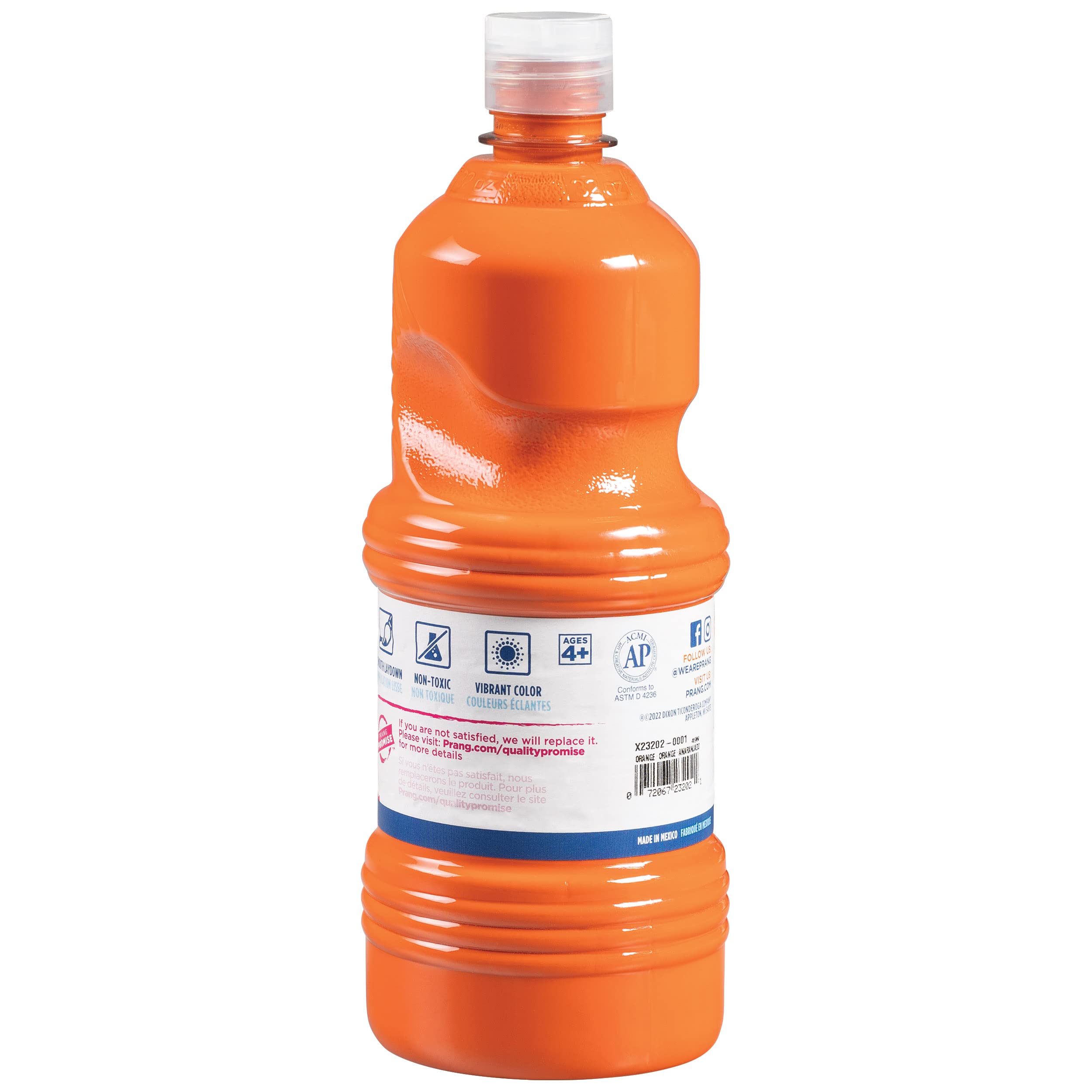 Foto 3 pulgar | Paint Prang, Témpera Lavable, Color Naranja, 946 Ml, 1 Unidad - Venta Internacional.