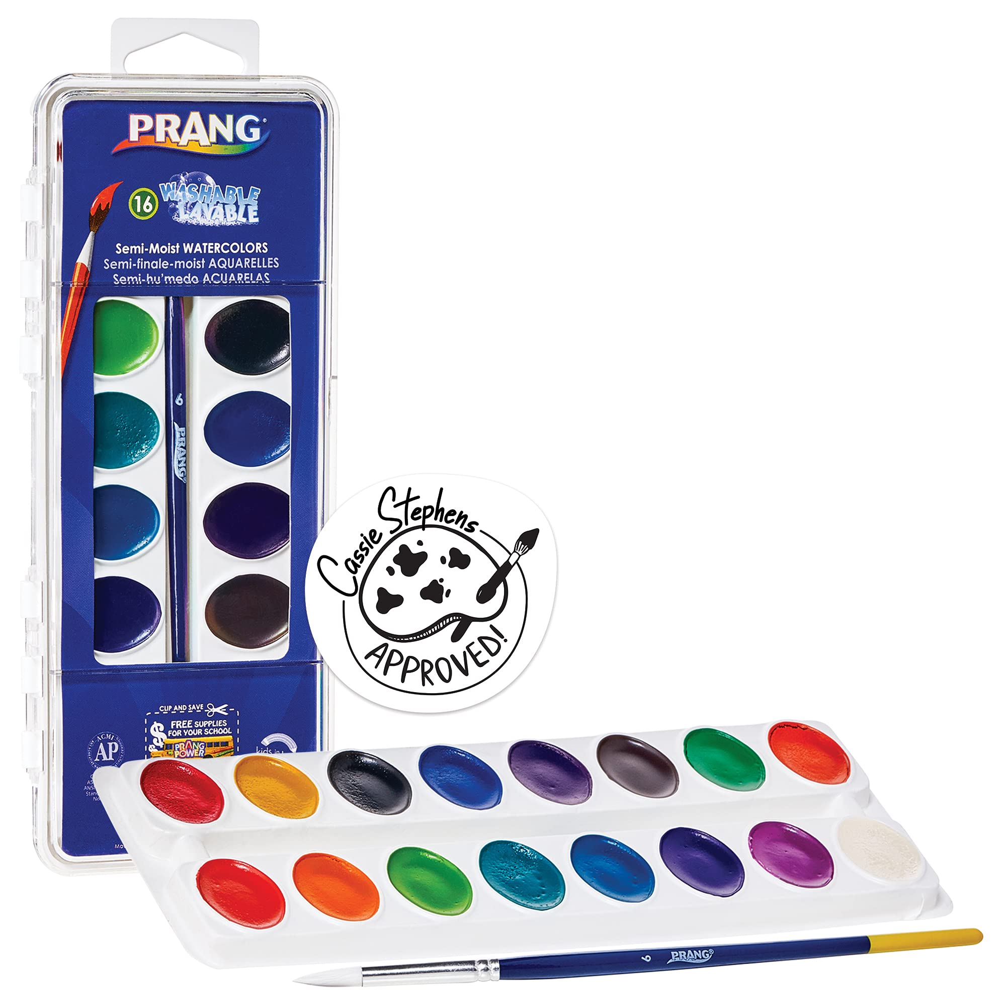 Foto 2 pulgar | Set De Pintura De Acuarela Prang, Lavable Y Semihúmedo, 16 Colores - Venta Internacional.