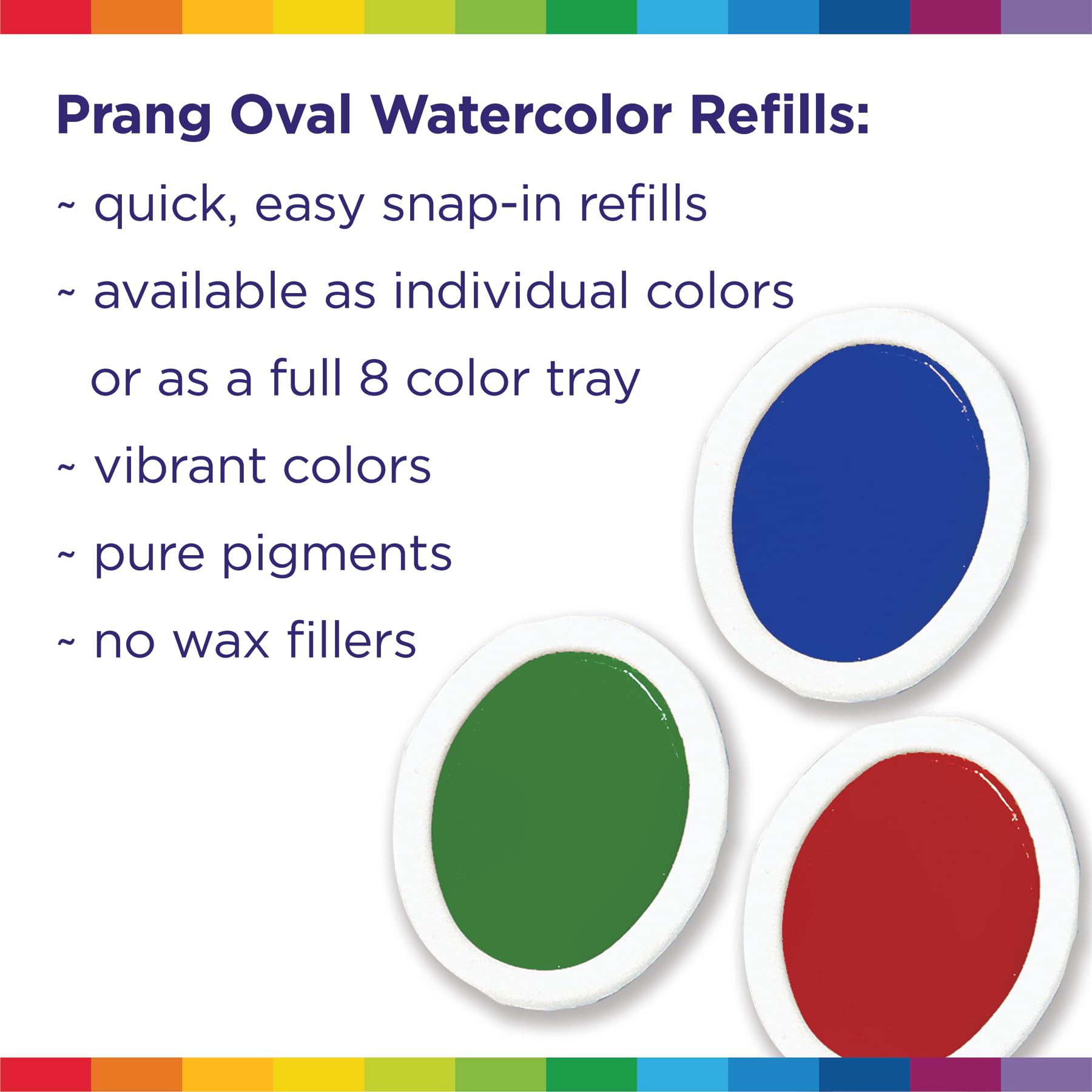 Foto 4 pulgar | Juego De 12 Bandejas De Recarga Para Pintura De Acuarela Ovaladas, Color Rojo Violeta - Venta Internacional.