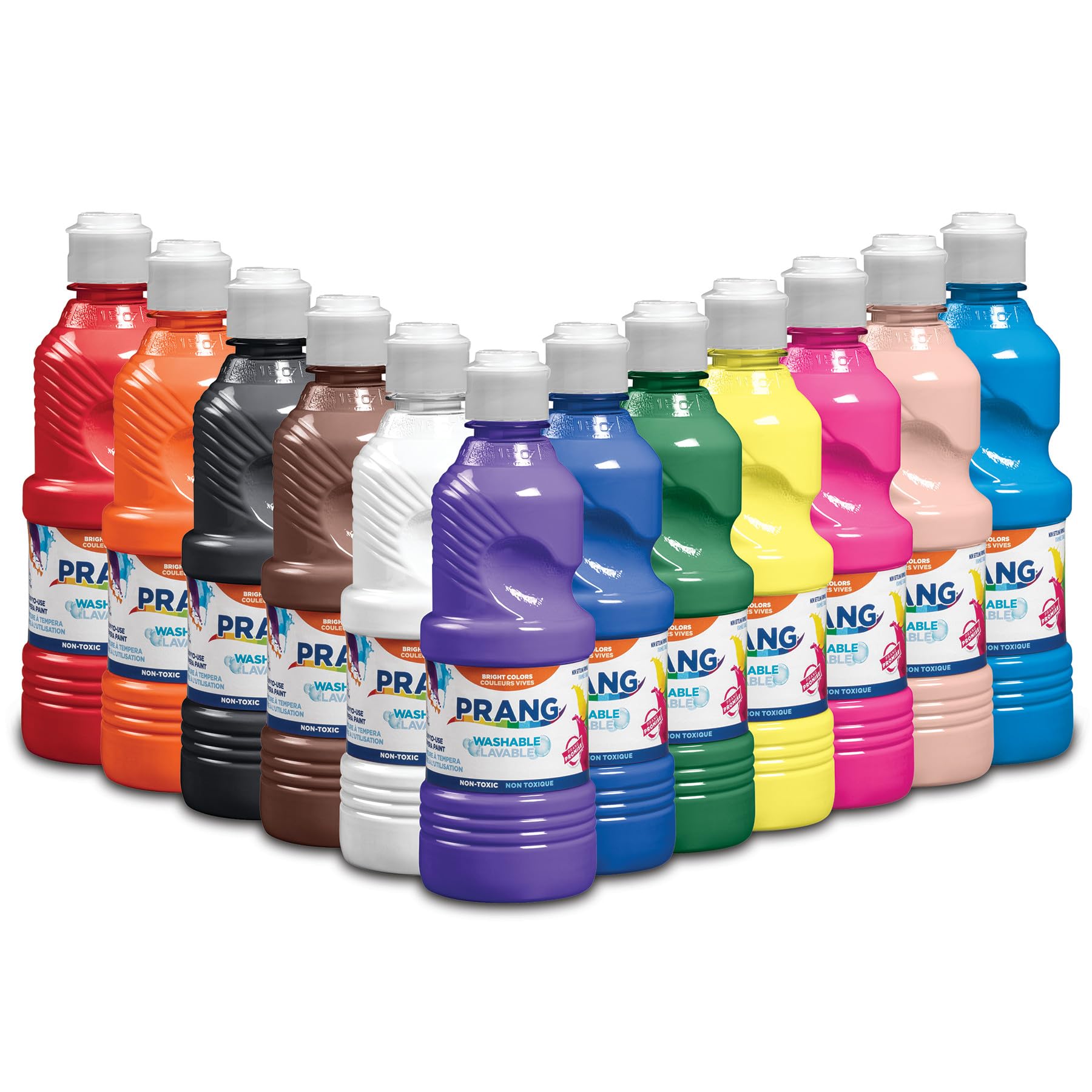 Foto 2 pulgar | Set De Pintura Prang, Lavable Al Temple, 473 Ml, 12 Colores, Más De 4 Años - Venta Internacional.
